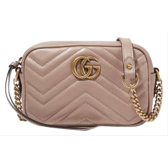 GUCCU Marmont GG mini quilted leather camera bag - Picture 1 of 5